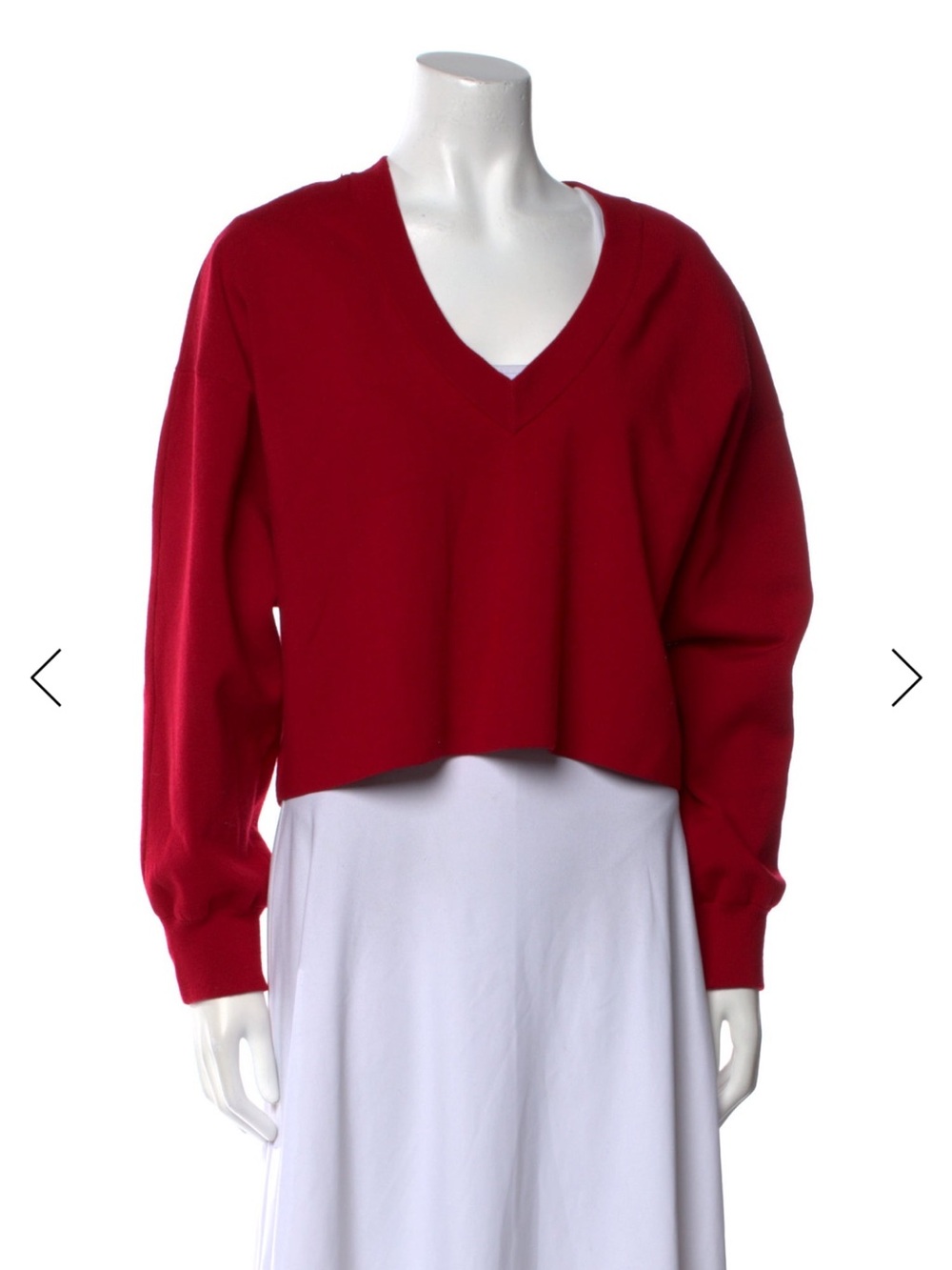 Tibi sculpture crop top